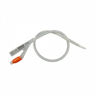 Καθετήρας 2Way Foley 100% σιλικόνης Tiemann 3-10ml Rusch Brillant, όλα τα μεγέθη από Ch08-Ch20