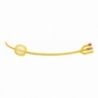 3Way Foley Latex Couvelaire Rusch Gold Armoured catheter from Ch18 to Ch24