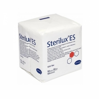 Non sterile gauze swabs Sterilux ES,13 threads, 8ply (Box of 100) All sizes