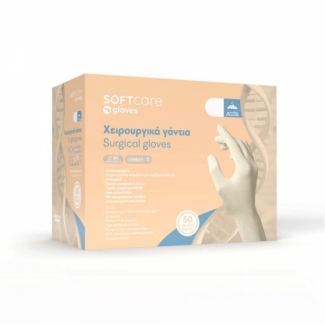 Sterilized Powdered surgical gloves Soft Care all sizes