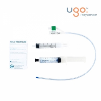 2Way Foley Catheter Silicone Ugo Set with 2 syringes All sizes