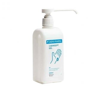 Αντισηπτικό gel χεριών Chemisept Med 1000ml με αντλία, 80% αλκοόλη και γλυκερίνη
