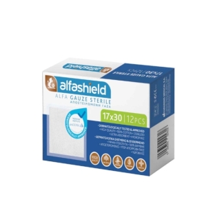 Sterile AlfaShield 17x30cm 12ply (12pcs)