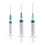 Emerald BD syringes with single-use needle and luer slip, all sizes