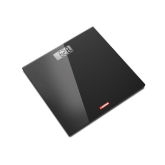 Glass digital scale - black