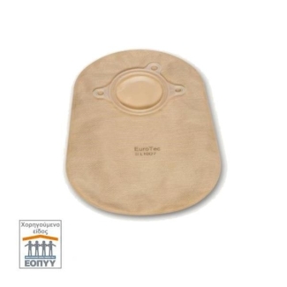 Colostomy bag closed with coal filter and system two-pieces translucent beige and opening 45mm (30pcs)