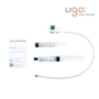 2Way Foley Catheter Silicone Ugo Set with 2 syringes All sizes