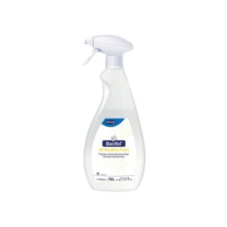 Bacillol 30 Sensitive disinfectant foam with pump for surfaces without aldehydes 750ml
