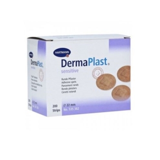 DermaPlast sensitive Adhesive Plasters 22 mm (200pcs per box)