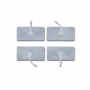 Gelled Electrodes 45x80 mm with cable (4pcs)