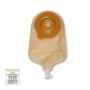Urostomy bag with non-return valve curved base and system one-piece translucent beige and opening 13-35mm (10pcs)