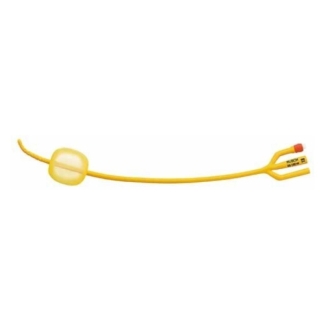 3Way Foley Latex Couvelaire Rusch Gold Armoured catheter from Ch18 to Ch24