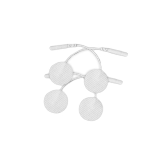 Set of 4 adhesive electrodes for electrostimulation for Intellistim
