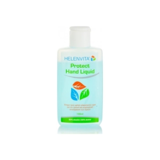 Αντισηπτικό υγρό χεριών Helenvita protect με 80% αλκοόλη 100ml