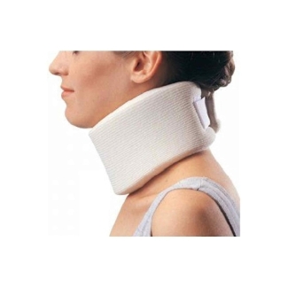 Soft neck collar with velcro type closure off-white colour, all sizes
