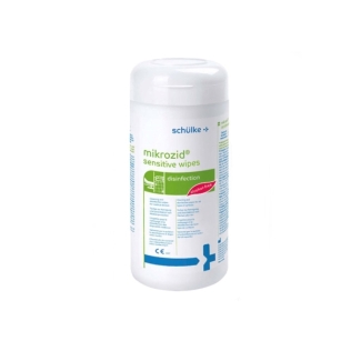 Μαντηλάκια απολύμανσης επιφανειών Mikrozid sensitive XL (20x20cm) χωρίς αλκοόλη και χωρίς αλδεΰδες (150άδα)