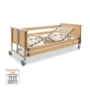 Electric 3-functions bed with rails & wheels Dali