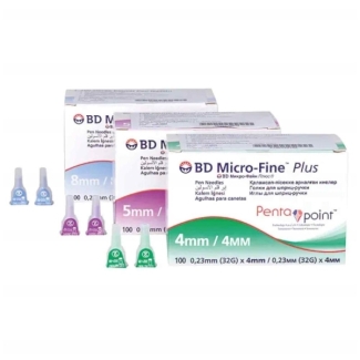 Βελόνες BD Micro-Fine Plus pentapoint πενάκια όλα τα μεγέθη (100άδα)