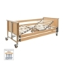 Electric 3-functions bed with rails & wheels New Dali Standard