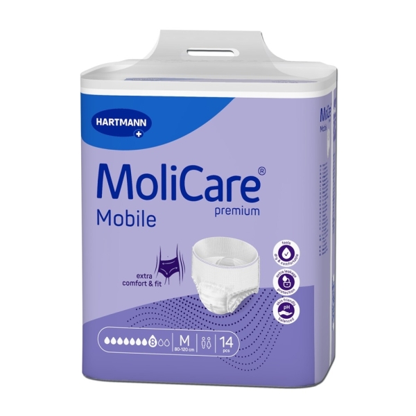 MoliCare Mobile Premium 8 drops incontinence pants (14pcs)