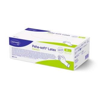 Γάντια Latex Λευκά Χωρίς Πούδρα Peha Soft Comfort Hartmann (100άδα)