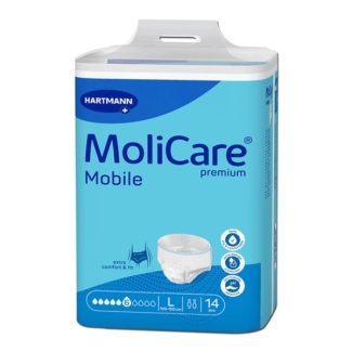 MoliCare Premium Mobile incontinence adult 6 drops pants (14pcs)