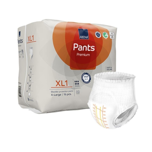 Πάνα βρακάκι ημέρας Abena pants Premium 6 σταγόνων X-Large (16άδα)