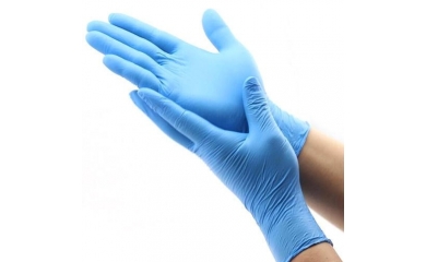 Nitrile examination gloves